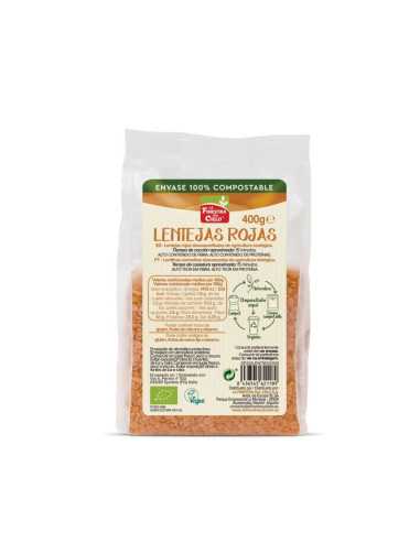 Lentejas rojas peladas bio 400g La Finestra